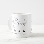 Ewanペプチド名mug コーヒーマグカップ (正面左)