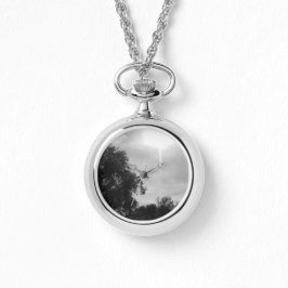 eWatchネックレス女性のクールエコスタイル 腕時計