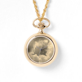 eWatchネックレス女性のタイムフライスタイル 腕時計