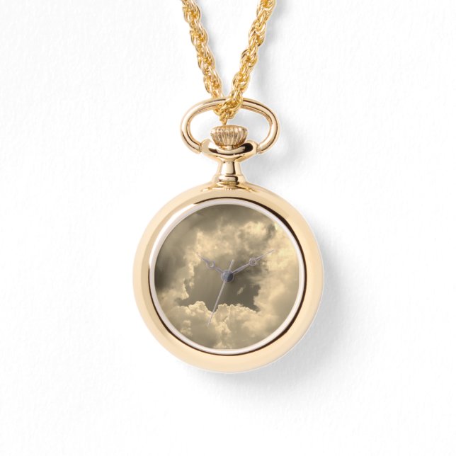 eWatchネックレス女性のタイムフライスタイル 腕時計 (正面)