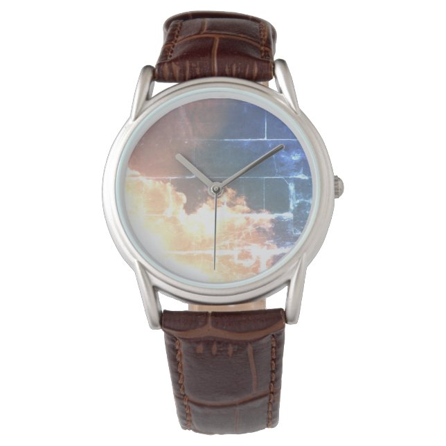 eWatchメンズクールエコスタイルデザイン 腕時計 (正面)