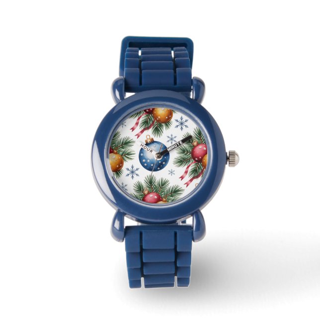 eWatch キッズクリスマスデジタルウォッチ 腕時計 (正面)