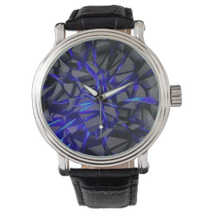 eWatch Watchの粉砕されたジオメトリックサーフェス 腕時計