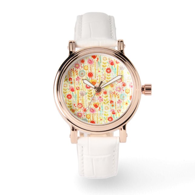 eWatch Women's art andデザイン 腕時計 (正面)