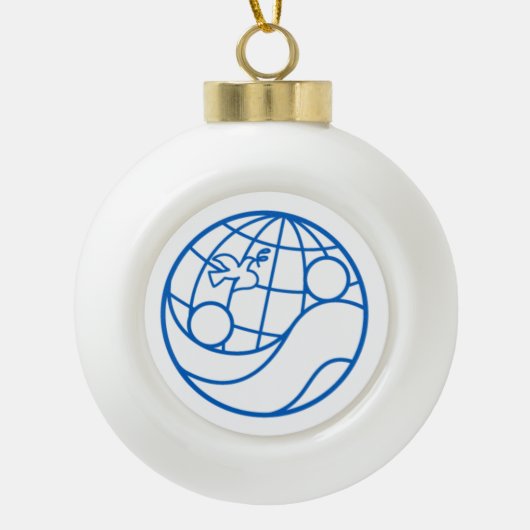 EWB-USA Bulb Ornament セラミックボールオーナメント (正面)