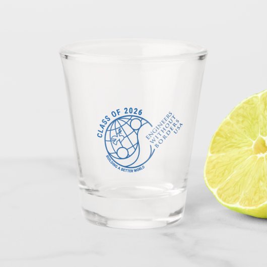EWB-USA Class of 2026 Shot Glass  ショットグラス (正面)