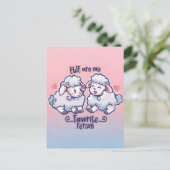 Eweは私のお気に入りの人間 ポストカード (スタンド正面)