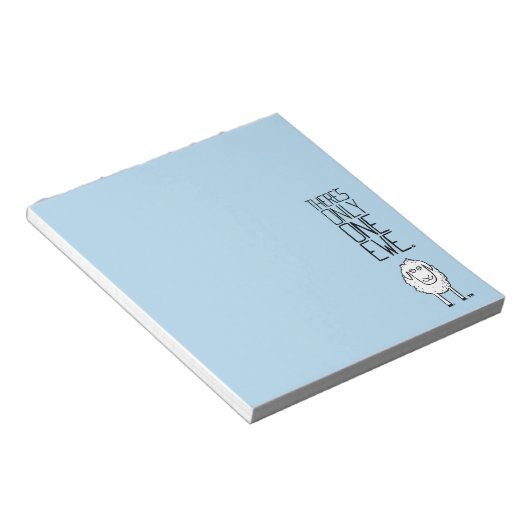 Eweは1つだけ™ ノートパッド (アングル)