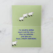 「EWE」へのハッピーバースデー-任意のカスタマイズ大事な行事 カード (内部)