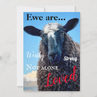 Ewe are Loved Card ノートカード