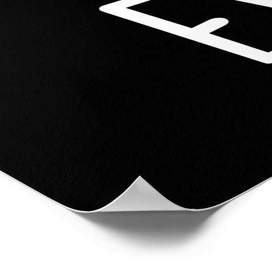 Ewe-F-O UFOプンおもしろいダークBG ポスター (角)