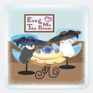 Ewe & Meティールームシール スクエアシール