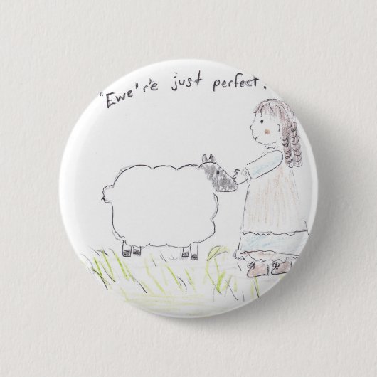 Ewe_Perfect 缶バッジ (正面)