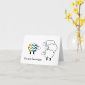 Ewenique ユニーク I Love You Card カード (黄色い花)