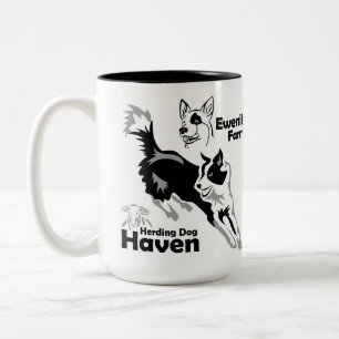 Ewenityの農場のコーヒー・マグ ツートーンマグカップ