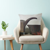 Ewerおよび洗面器(銅) クッション (椅子)