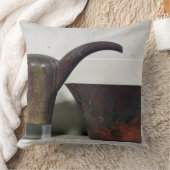 Ewerおよび洗面器(銅) クッション (ブランケット)