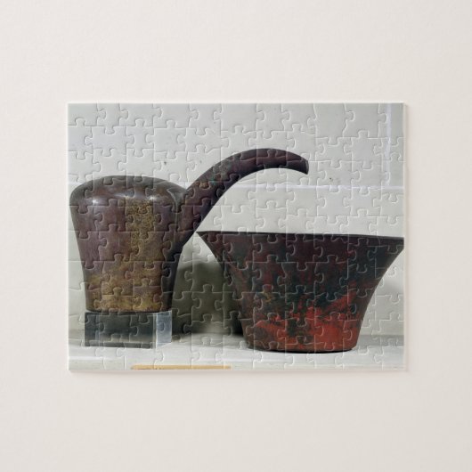 Ewerおよび洗面器(銅) ジグソーパズル (横)