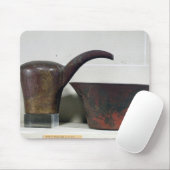 Ewerおよび洗面器(銅) マウスパッド (マウス)