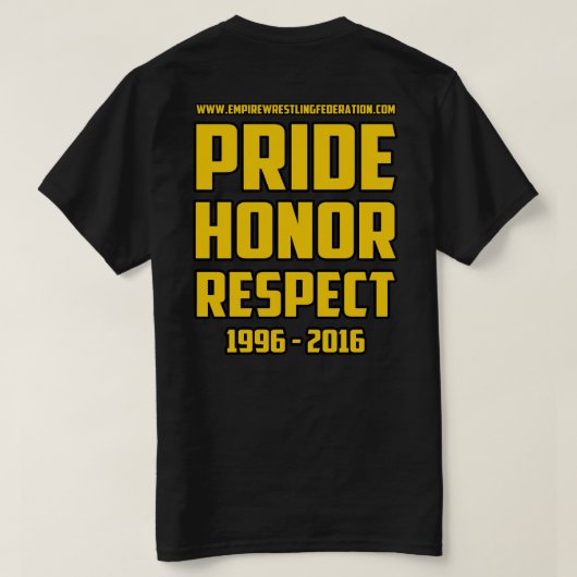 EWF第20記念日 Tシャツ (デザイン裏面)