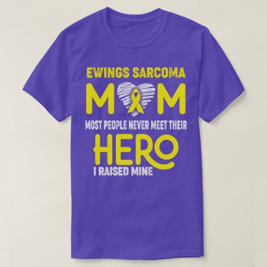 Ewings Sarcoma Momほとんどの人々は彼に会わない Tシャツ (デザイン正面)