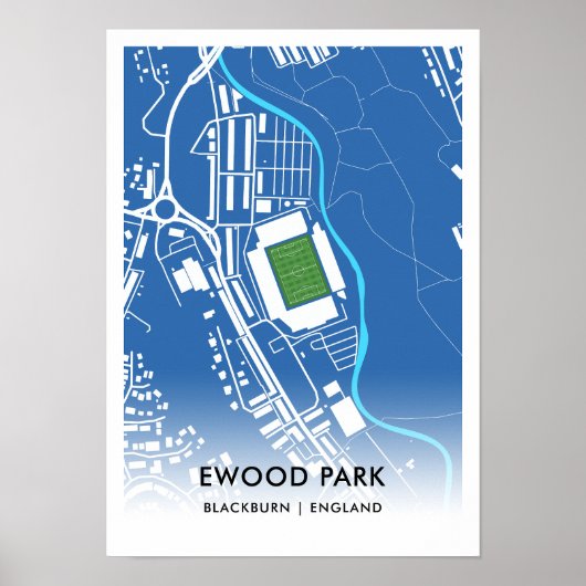 Ewood Park Poster - Home of Blackburn Rovers ポスター (正面)