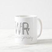 EWRニューアークエアポートタイポグラフィ コーヒーマグカップ (正面右)