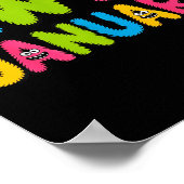 Eww January Funny New Year Saying Cute Boys Girls  ポスター (角)