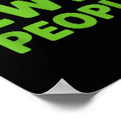 Eww People Santa Hat Funny Christmas Men Women  ポスター (角)