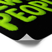 Eww People Santa Hat Funny Christmas Mens Womens K ポスター (角)