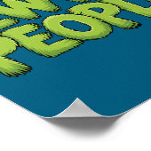 Eww People Santa Hat Green Funny Christmas Men Wom ポスター (角)