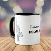 Ewwww...PeOpple おもしろい Blue Cat Coffee Mug マグカップ