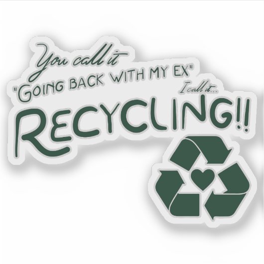 Exのリサイクル シール (正面)