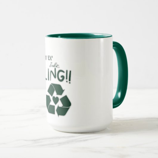 Exのリサイクル マグカップ (正面右)