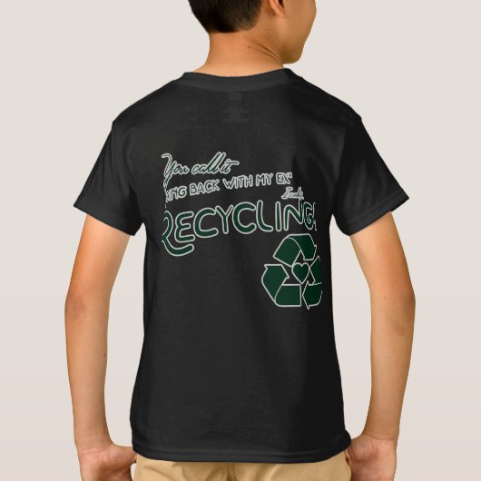 Exのリサイクル Tシャツ (裏面)