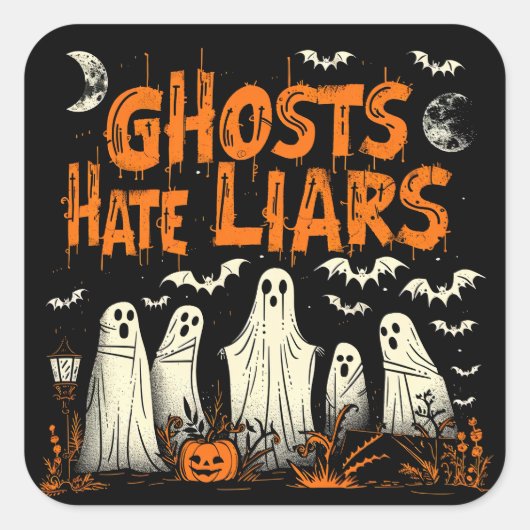 Exデザイナー | カスタマイズ | ハロウィン スクエアシール (正面)