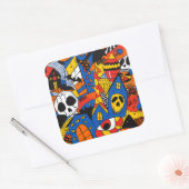 Exデザイナー | カスタマイズ | ハロウィン スクエアシール (封筒)