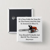 Exボタもしンのツリー秋 缶バッジ (正面&裏面)