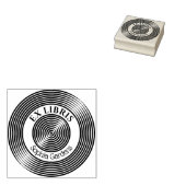 Exライブラリ同心円v3 ラバースタンプ (押印)