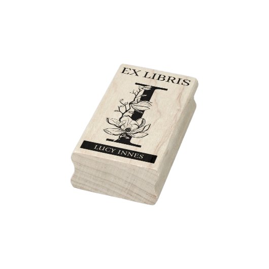 EXライブラリ書庫蔵書票モノグラムI ラバースタンプ (スタンプ)