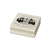 Exリビスカントリーハンドドラウンドマウンテン名前をカスタムする ラバースタンプ (スタンプ)