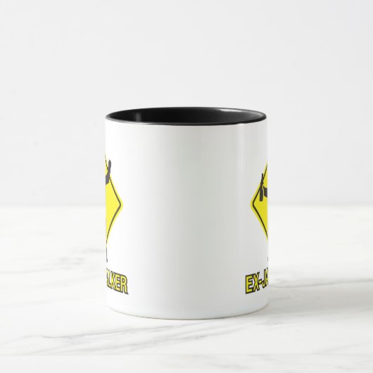 ex – ジェイウォーカーおもしろいソブリティことわざマグ マグカップ (中央)