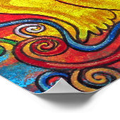 Ex Flammis Clarior、炎の出、明るさ ポスター (角)