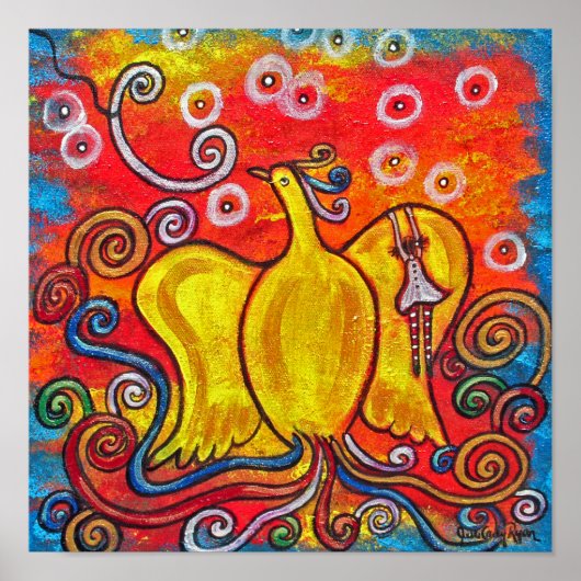 Ex Flammis Clarior、炎の出、明るさ ポスター (正面)