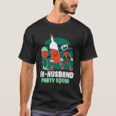 Ex Husband Party Squad Divorced Divorce Ex Husband Tシャツ (正面)