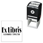 Ex Librisアールデコヴィンテージ文字#2 Library Book セルフインキングスタンプ (インサイチュ)