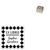 Ex Librisゴムモダンスタンプ ラバースタンプ (押印)