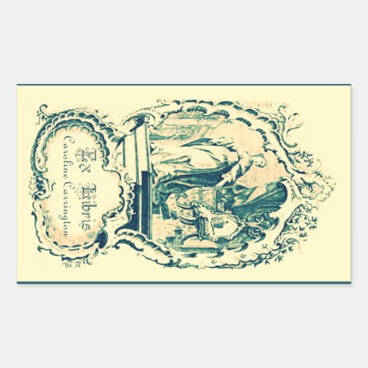 Ex Librisシール 長方形シール (正面)