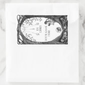 Ex Libris蔵書票 長方形シール (バッグ)