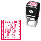 Ex Libris -インディアン象 – 縁ど セルフインキングスタンプ (インサイチュ)